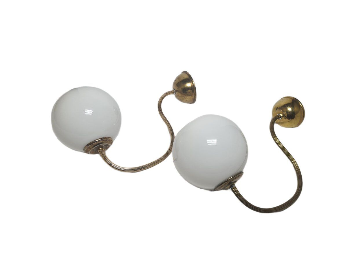 Vintage Art Deco sconces, Poland, 1950s, set of 2