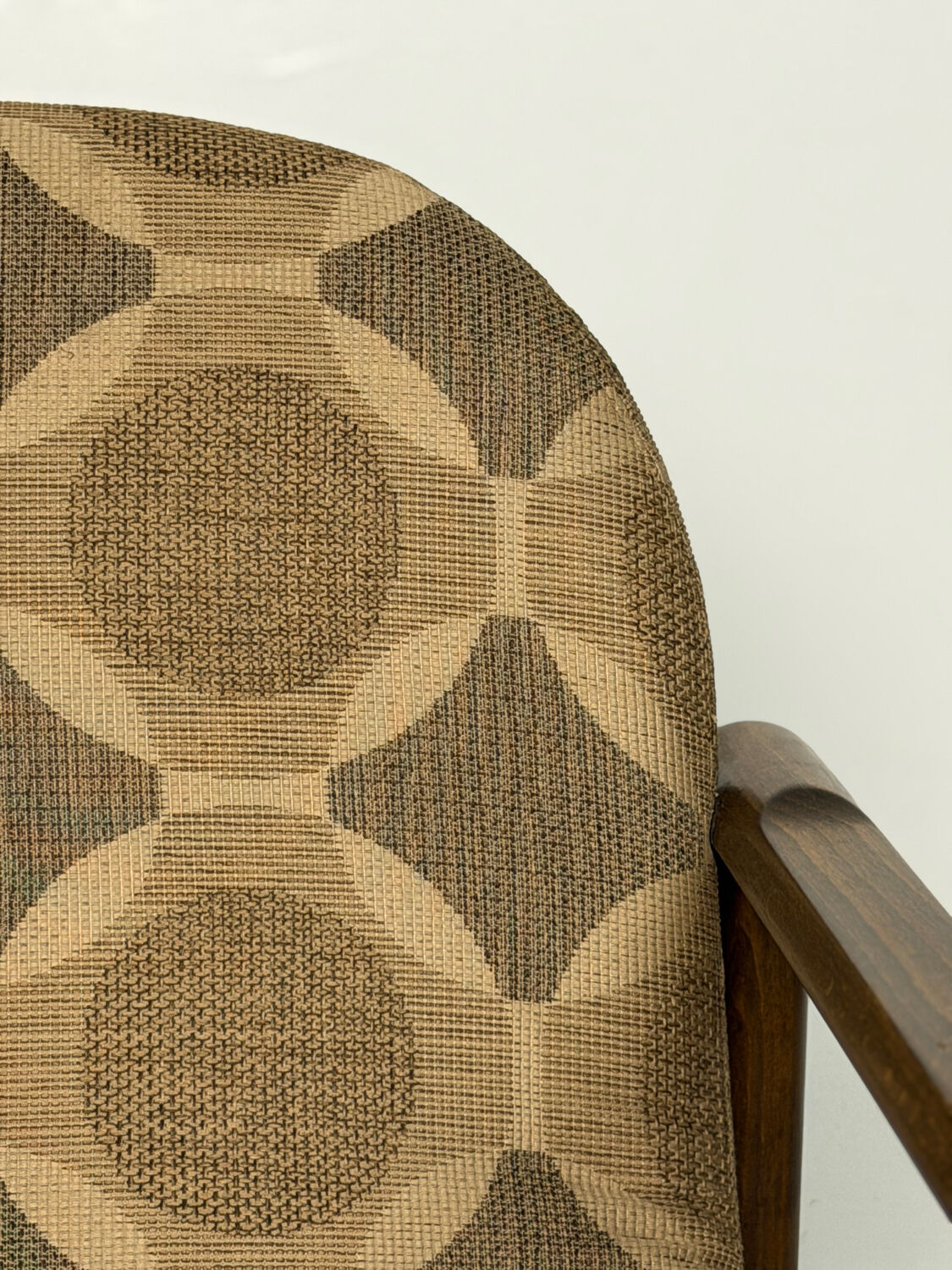 Vintage wooden armchair – 1970s design