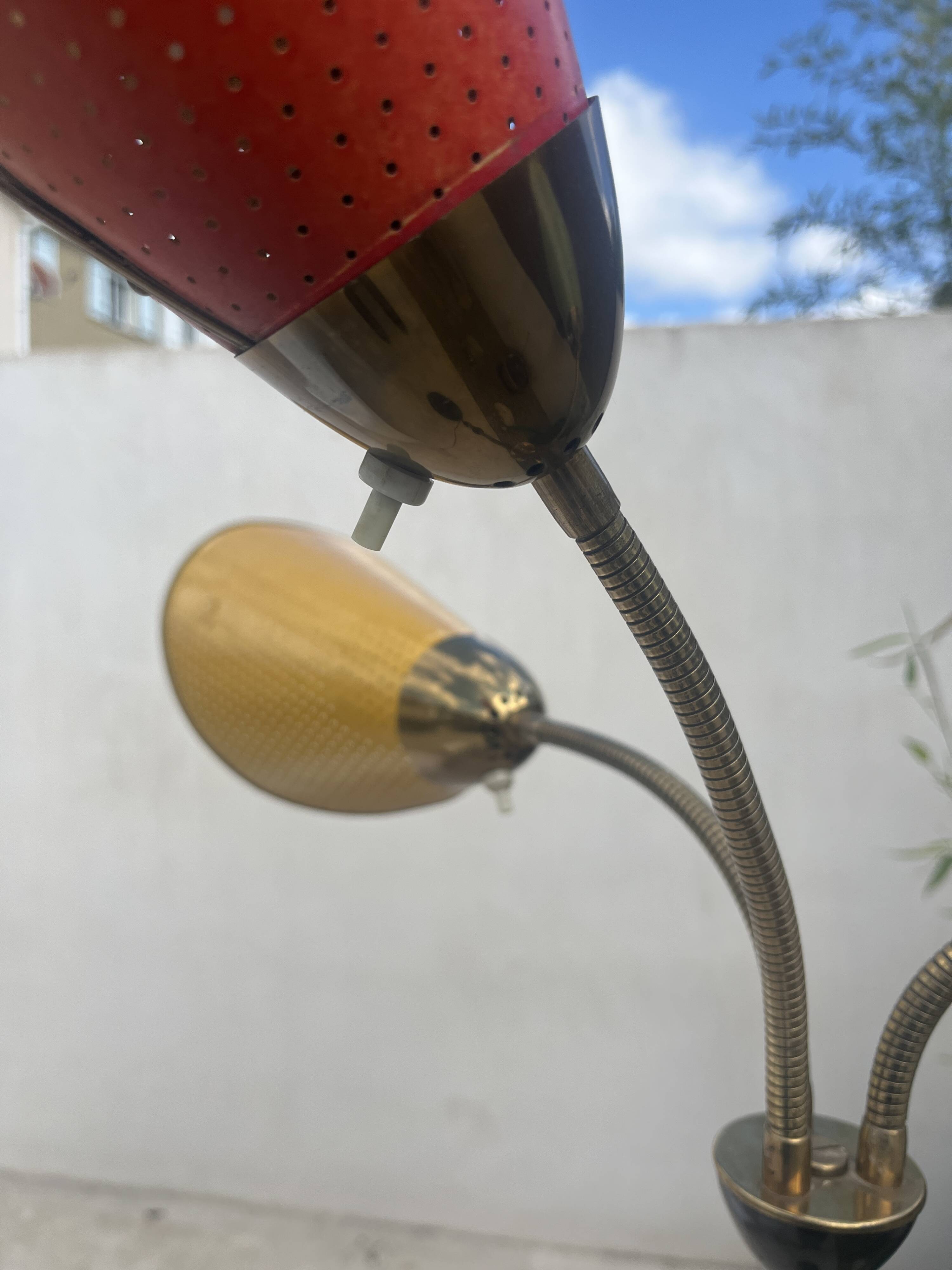 1960s designer floor lamp for Lidokov