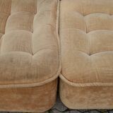 Vintage Modular Sofa 70ties champagne