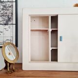 Old white medicine cabinet