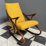 Rocking chair in yellow by TON
