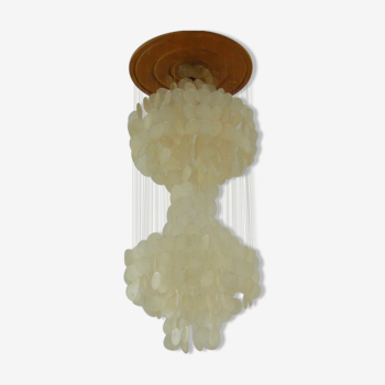 Mother-of-pearl hanging lamp