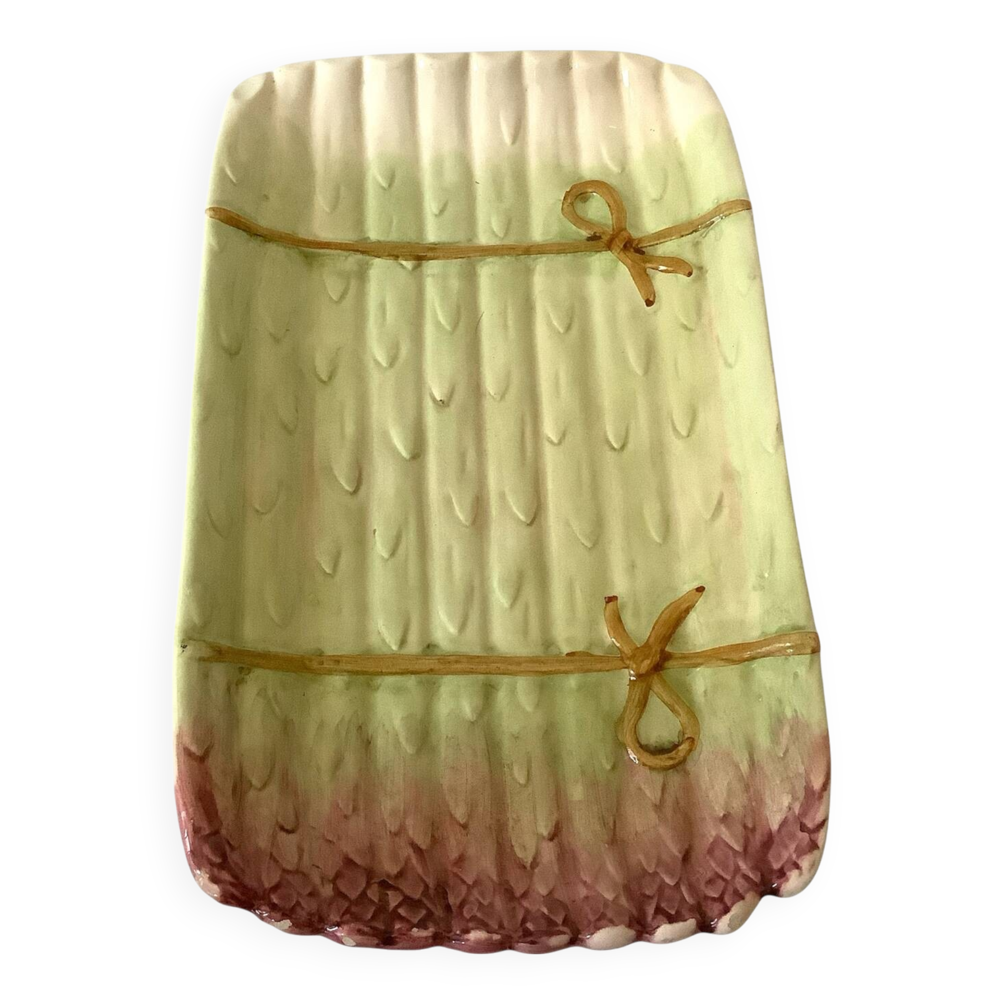 Asparagus barbotine dish