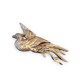 Paire d'oiseaux en bois doré
