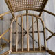 2 fauteuils vintage en cannage et bambou