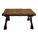 Vintage brutalist stool side table minimalistic