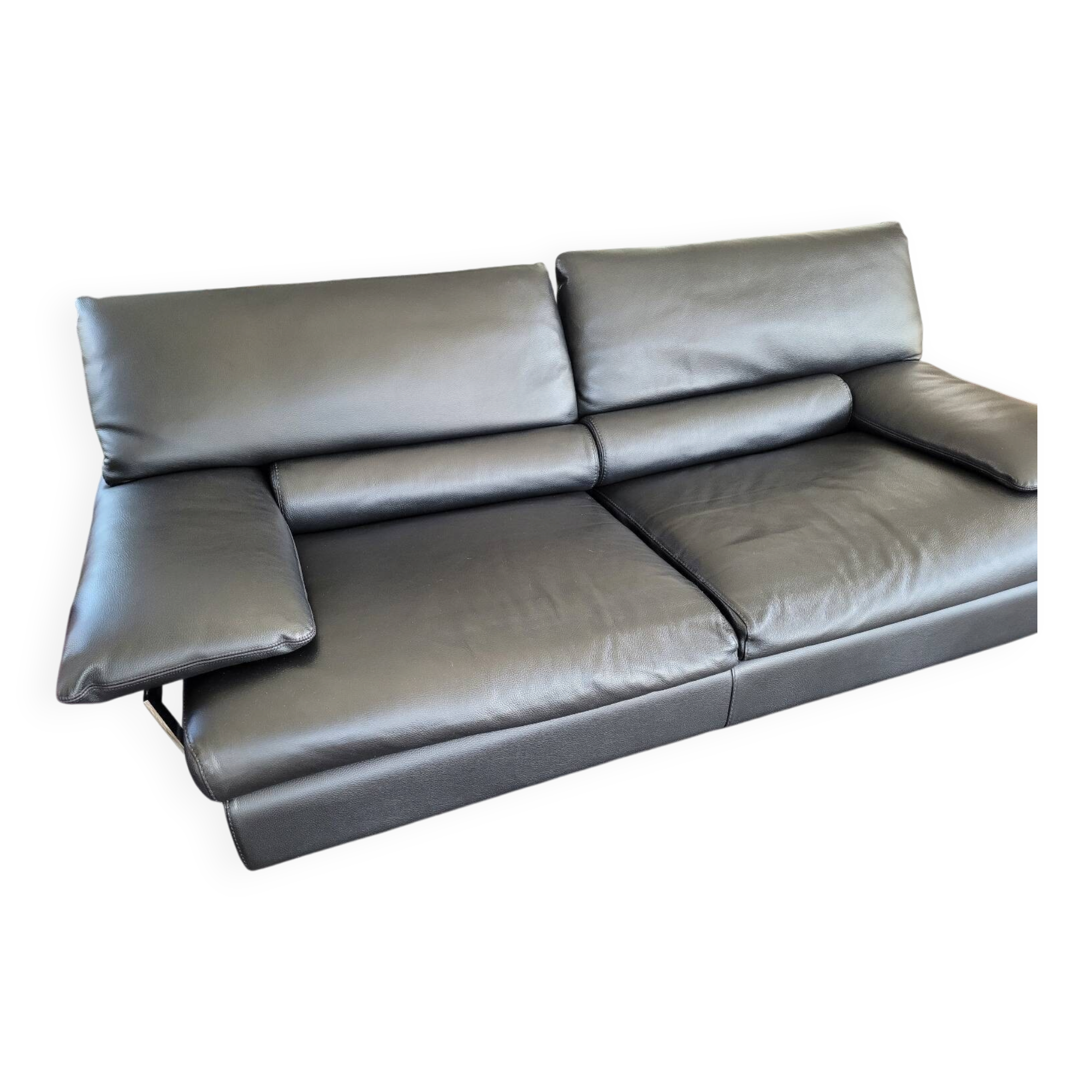 3-seater leather sofa