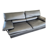 3-seater leather sofa