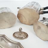 Art Deco silver metal coffee service
