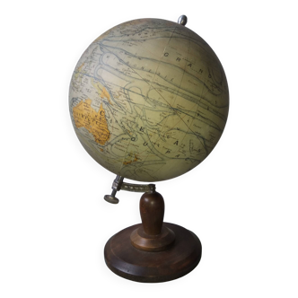 Terrestrial globe Forest Girard and barrere early 20th century