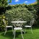 Retro garden furniture in wrought iron from the 1950s.