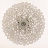 Large Doria chandelier with frosted glass tubes, Germany, 1960s.