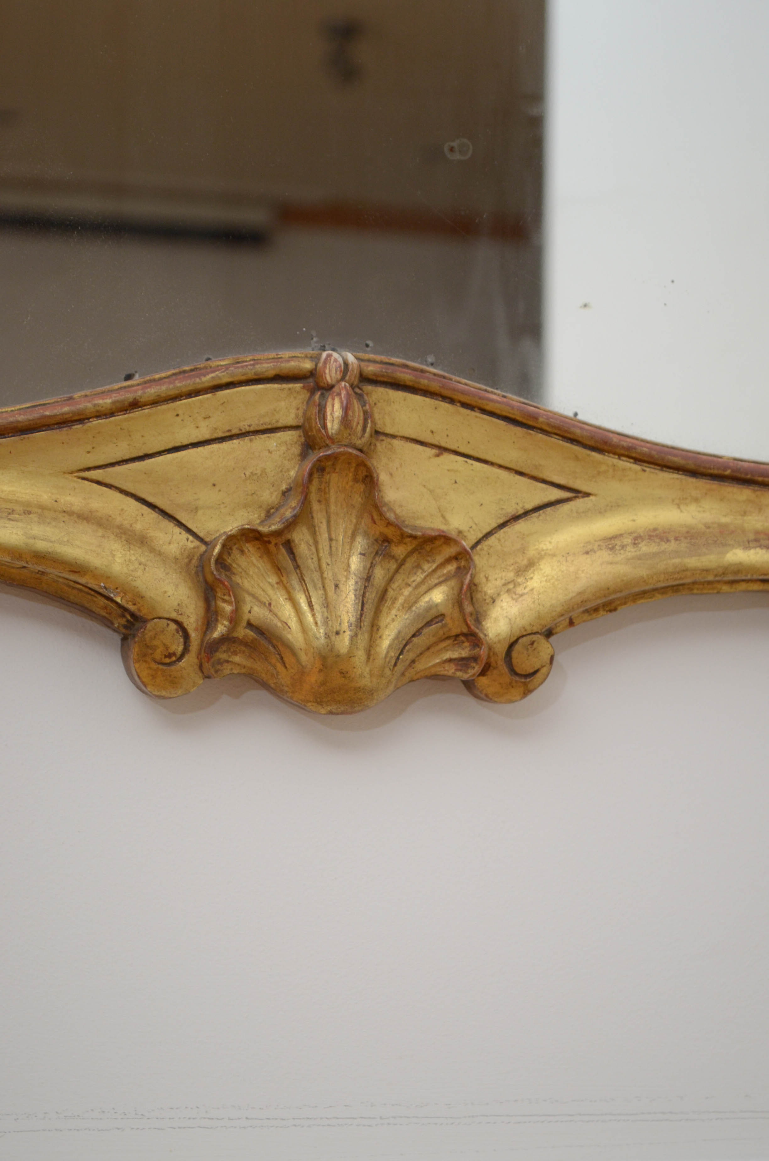 Giltwood wall mirror