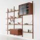 Teak modular shelving unit, Danish design, 1970s, made in Denmark