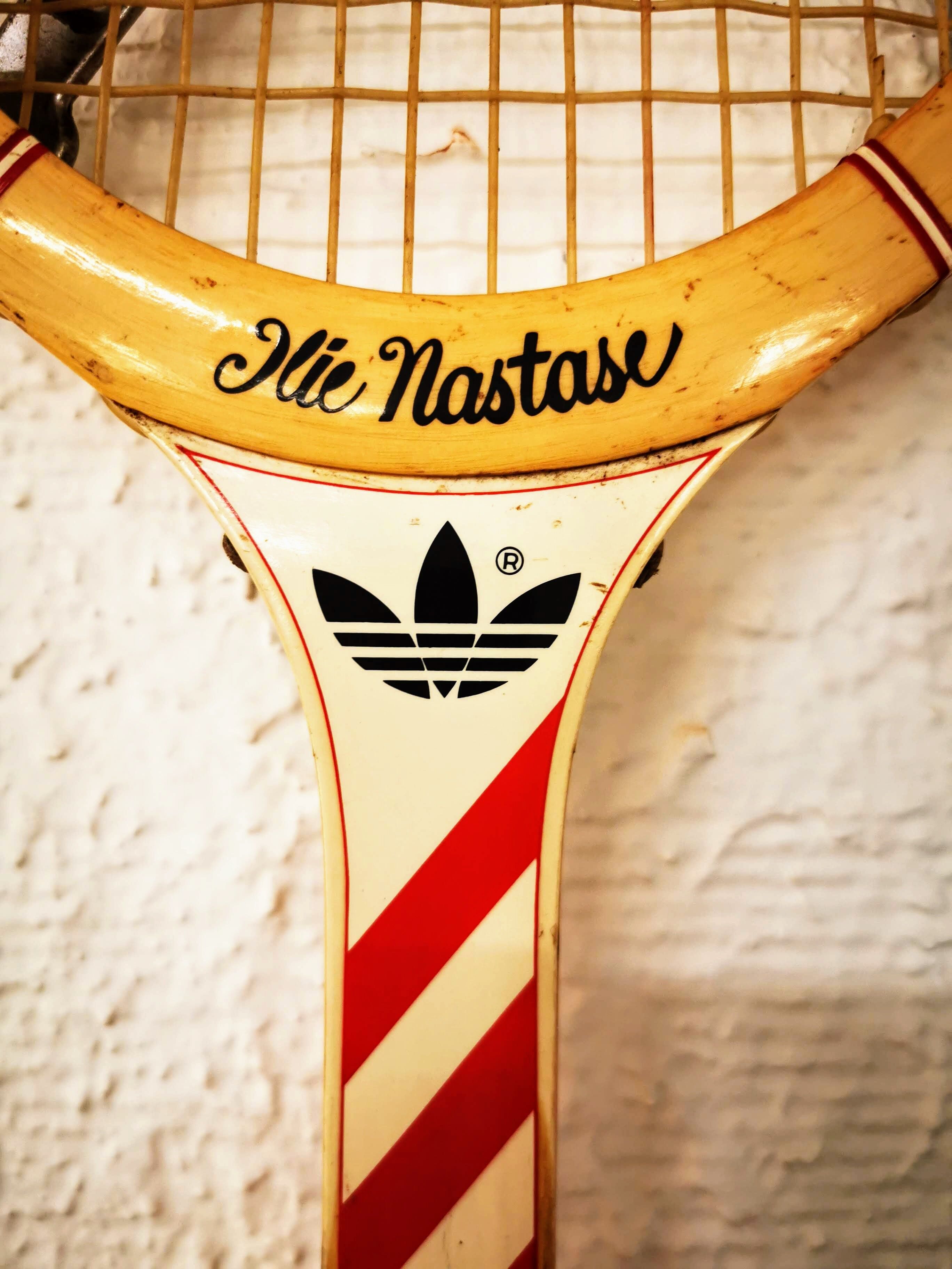 Adidas Ilie Nastase vintage racket