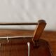 Ancien grand portemanteau en bois avec miroir et porte-chapeau