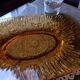 Véréco amber glass dish