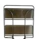 Vintage Folding Bar Cart/Side Table on Wheels