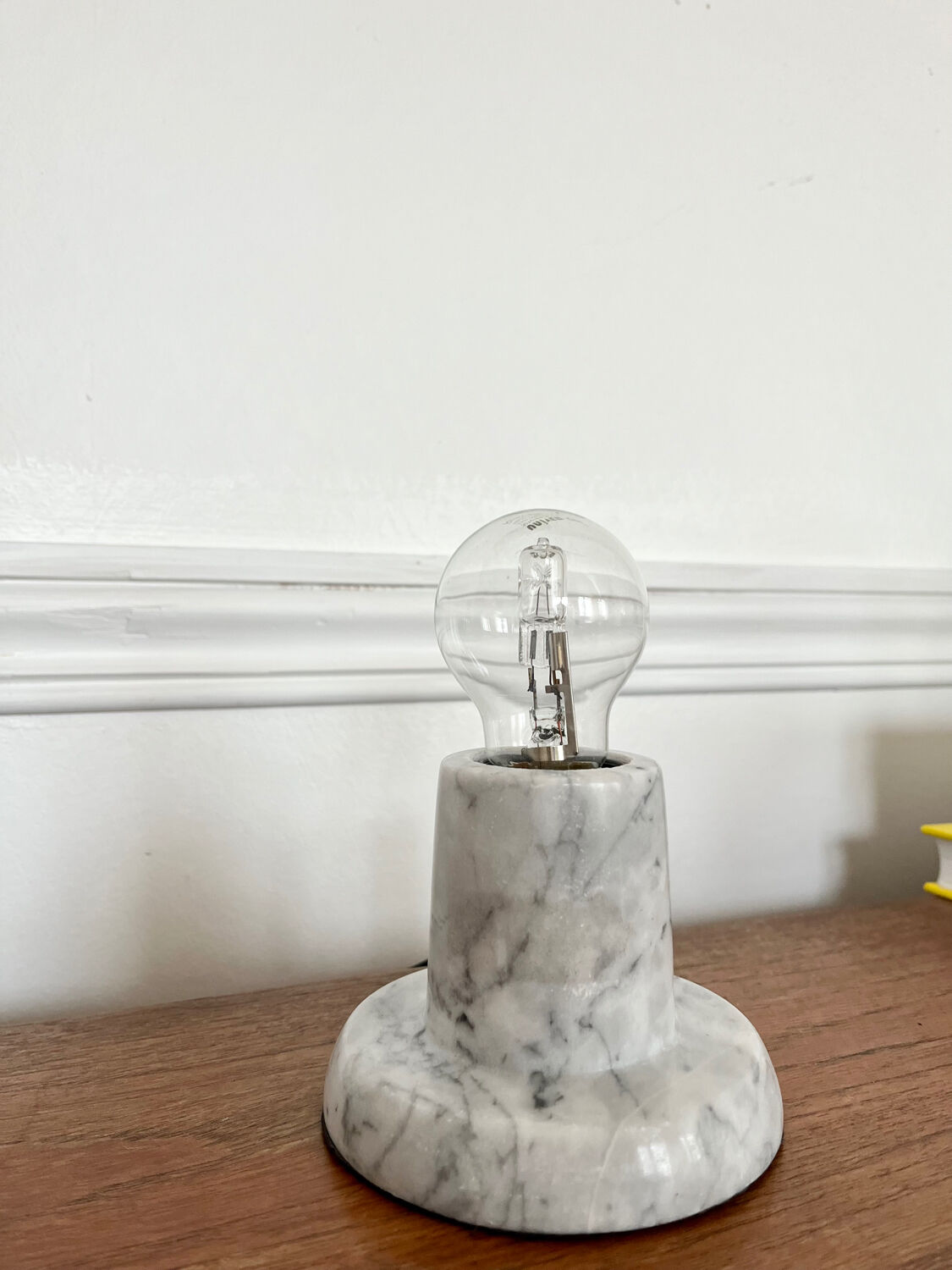Vintage marble lamp