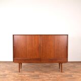 Buffet haut Mid-Century en Teck Modèle 13 par Gunni Omann pour Omann Jun, 1960s