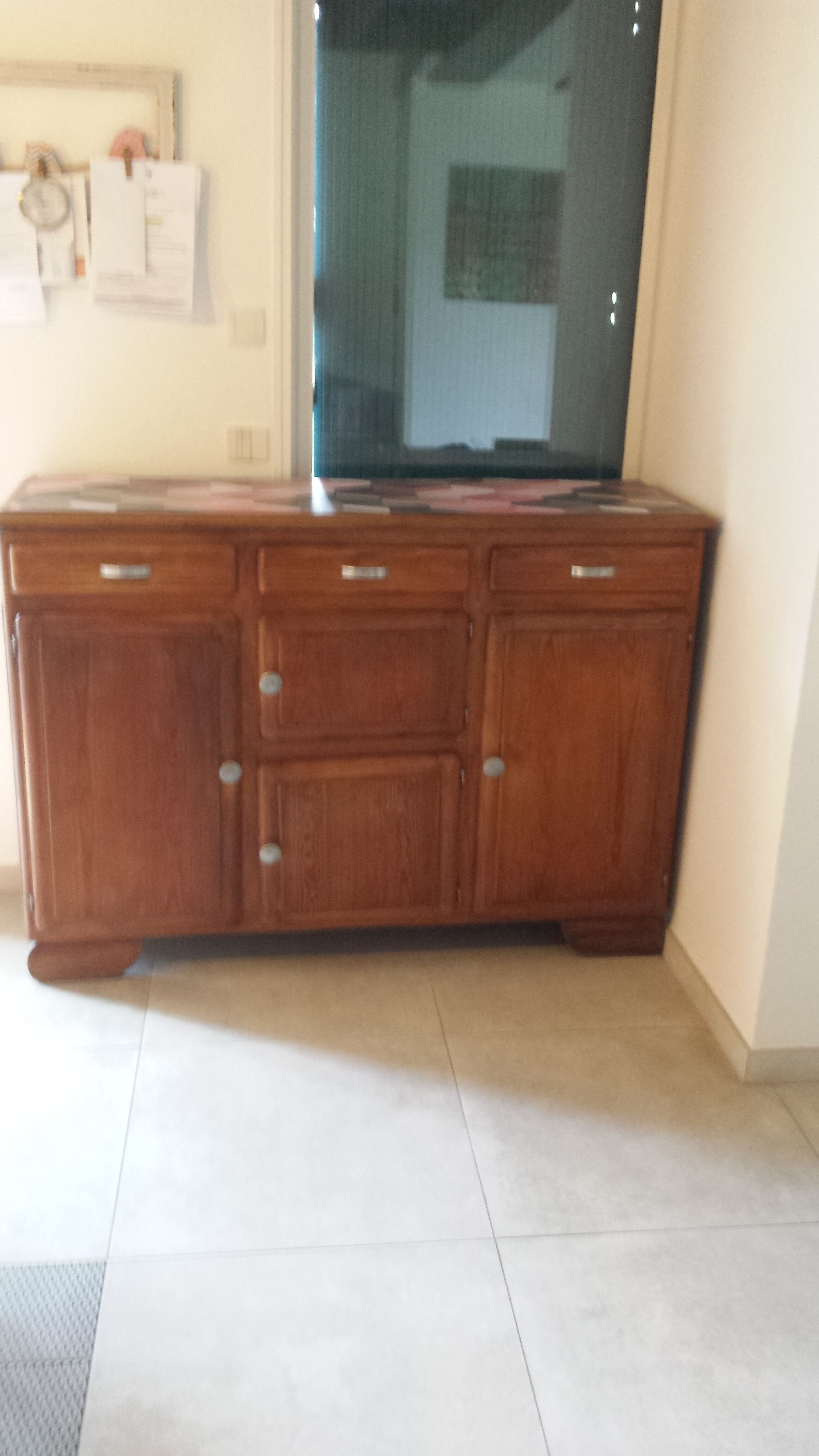 Mado buffet low solid wood