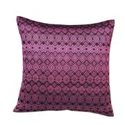 Housse de coussin Kachin bordeaux et rose (RIDA)