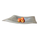 Vintage polished aluminium plate