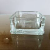 Pavé de verre , cendrier, signé LUMAX, recuit, années 40 50, Le Corbusier