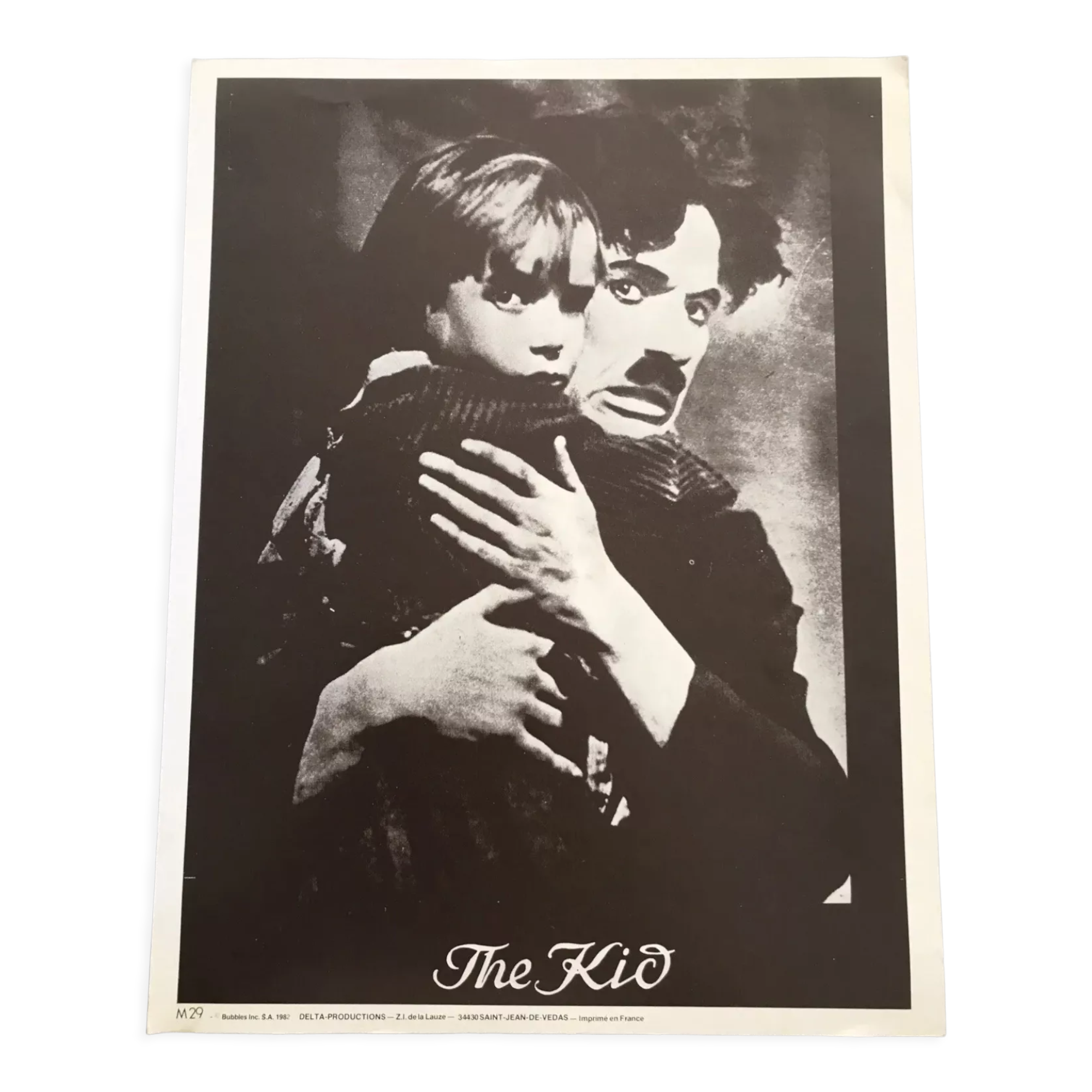 Poster film the kid, charlie chaplin, delta-productions m29 - 41 x 31,5 cm