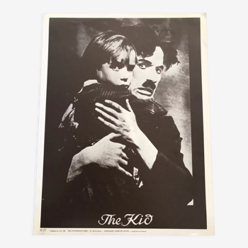 Affiche film the kid, charlie chaplin, delta-productions m29 - 41 x 31,5 cm