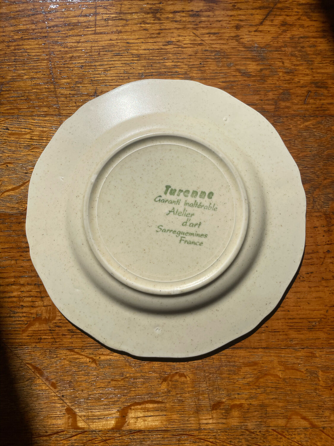 Vintage Sarreguemines dessert plates