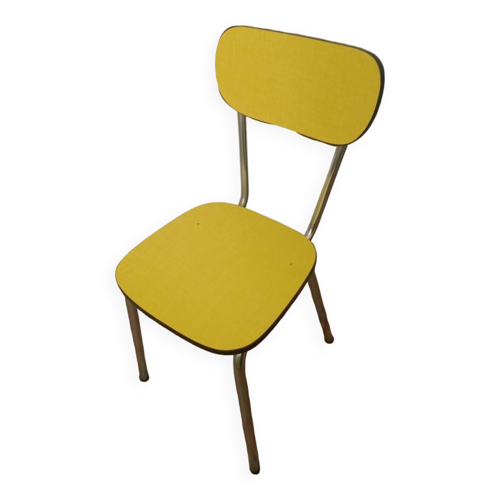 Yellow formica chair