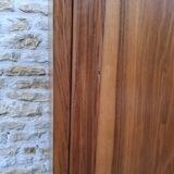 3-door walnut wardrobe