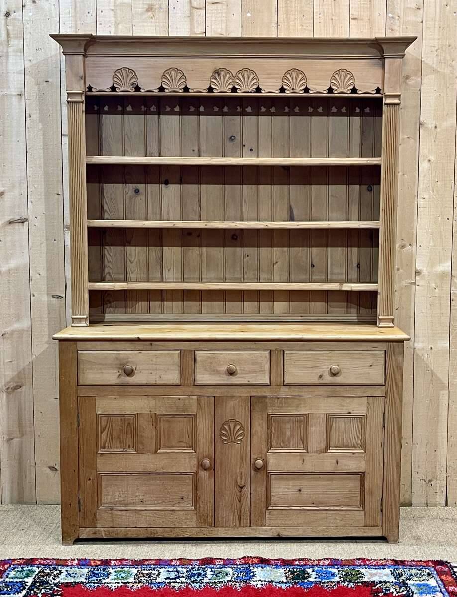 1950s English pine dresser