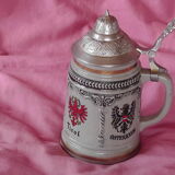 Austrian german beer mug