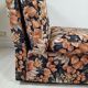 Modular sofa / Pair Armchairs - Fabric leaves - Vintage - Bonacina
