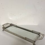 Art Nouveau style Hoffmann-style glass tray, Ofner design, 1920