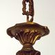 French Vintage Traditional Bronze 6 Light Chandelier Acanthus Leaf Detail 4565