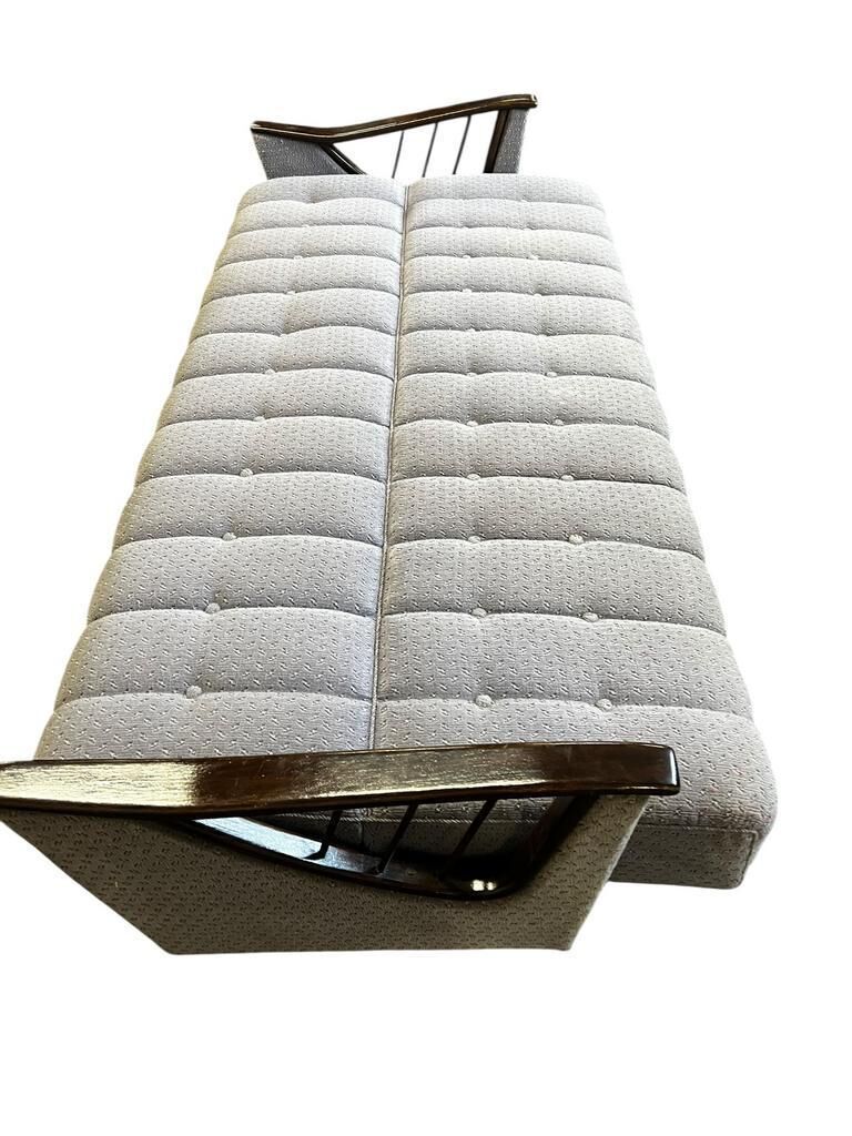 Grey vintage sofa / sofa / bed