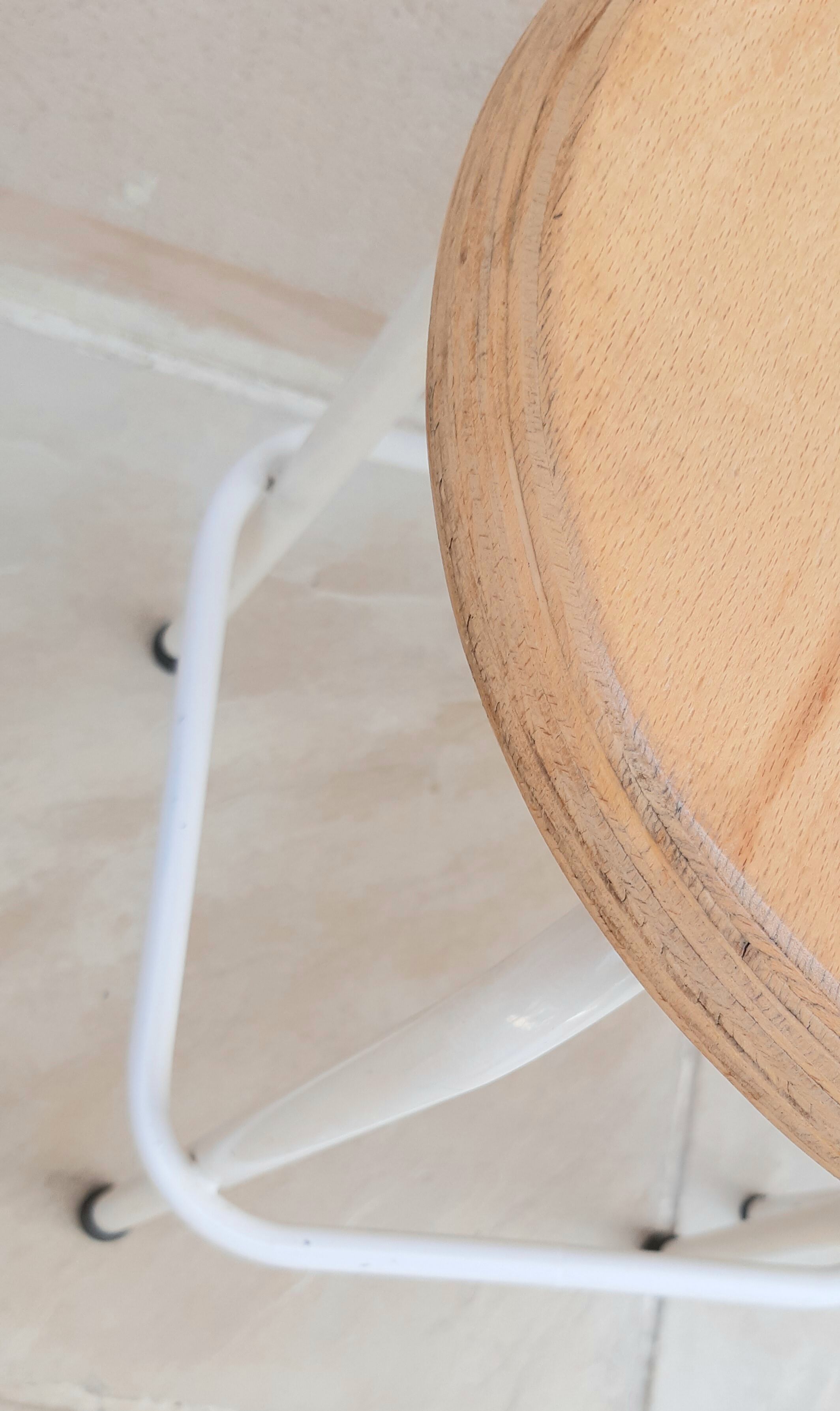 Vintage industrial screw stools