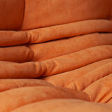 Togo 3 seater sofa in Microfiber designed by Michel Ducaroy 1973
