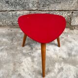 Triangular table tripod red