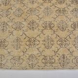 Floral Vintage Handmade Wool Rug sku 1372