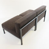 Table basse et deux 2 fauteuils par Wim den Boon, Pays-Bas 1958