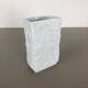 1970s OP Art biscuit porcelain german vase made by  AK Kaiser, Germany