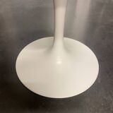 2x Eero Saarinen Tulip Stools black leather Knoll