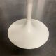 2x Eero Saarinen Tulip Stools black leather Knoll