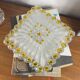 Square wall light or ceiling light in Murano or Limburg glass.