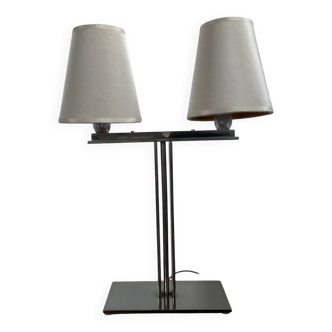 Vintage JNL double light lamp from the 80s